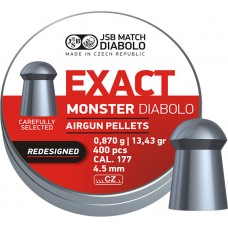 JSB Exact Monster Redesigned 4.52 mm, 0.870 g (400 шт.)