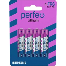 Perfeo Lithium AA (4 шт.)