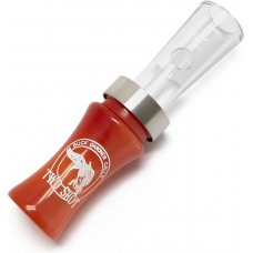Buck Gardner Two Shot Acrylic / Polycarbonate Red Pearl / Clear Duck Call