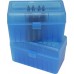 MTM R-50 Flip-Top Rifle Ammo Box Magnum Blue